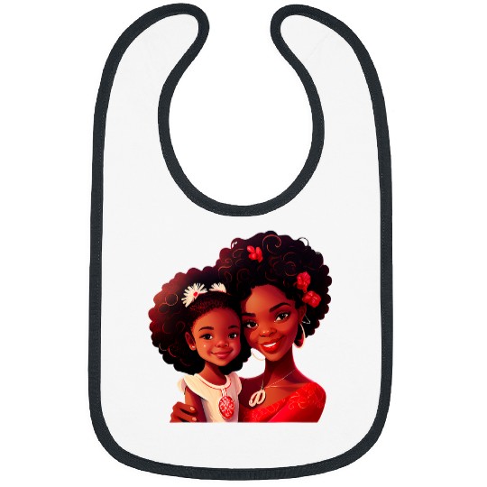 Mommy Me Melanin Mom Daughter Matching Black History Month Bibs