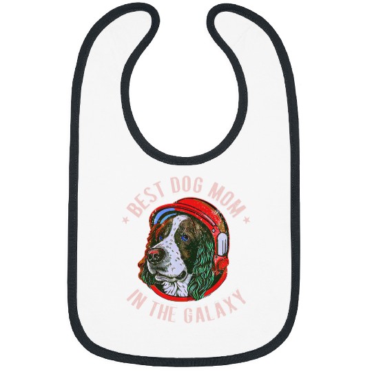 The bests Springer Spaniel dog Mom in the galaxy 28 Bibs