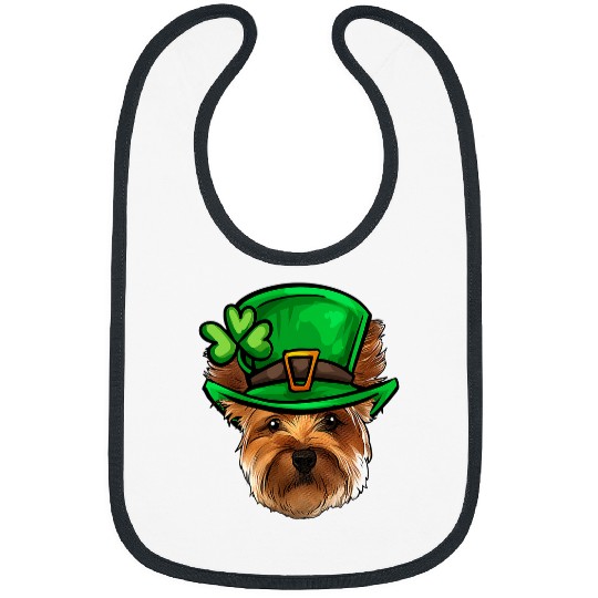 Yorkshire Terrier Funny St Patricks Day Yorkshire Terrier Dog Yorkie Irish 3 Yorkie Bibs
