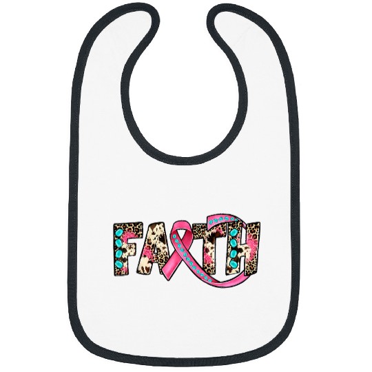 Christian Western Boho Christian Turquoise Leopard Faith Cross Jesus 32 Christ Bibs