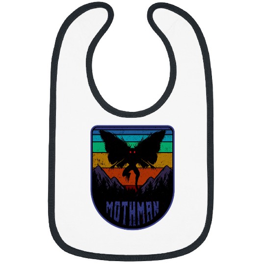 Mothman Cryptid Humanoid Creature Cryptidcore Folklore 78 Bibs
