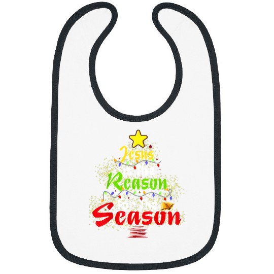 Christian Jesus Jesus is The Reason for The Season Christian Christmas 36 Christ Bibs