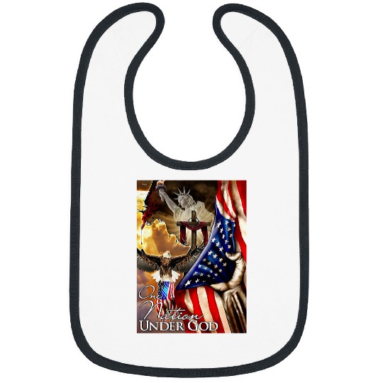 Christian One Nation Under God Christ Bibs