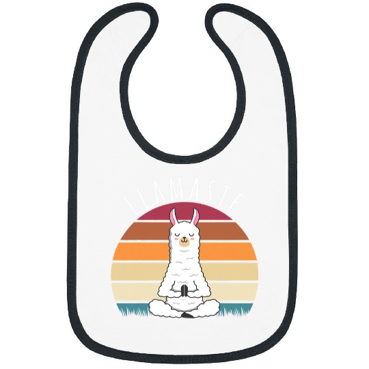 Namaste Yoga Llamaste Yoga vintages Lama Yoga Pose Meditation Meditation Bibs
