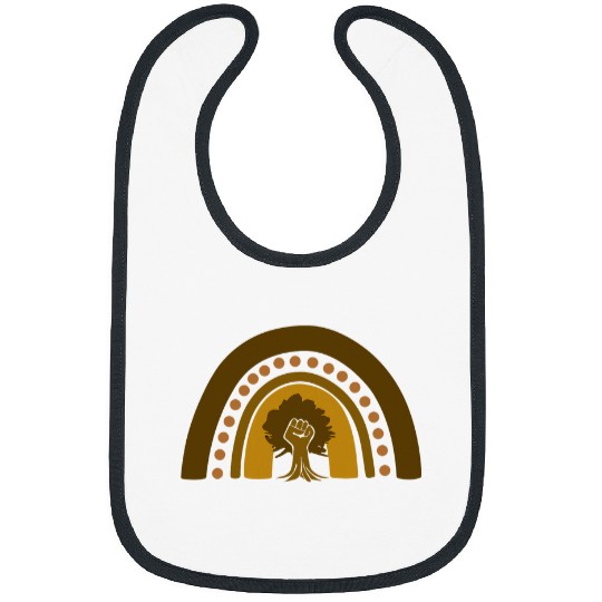Black History Month BHM Afrocentric Power Fist Bibs