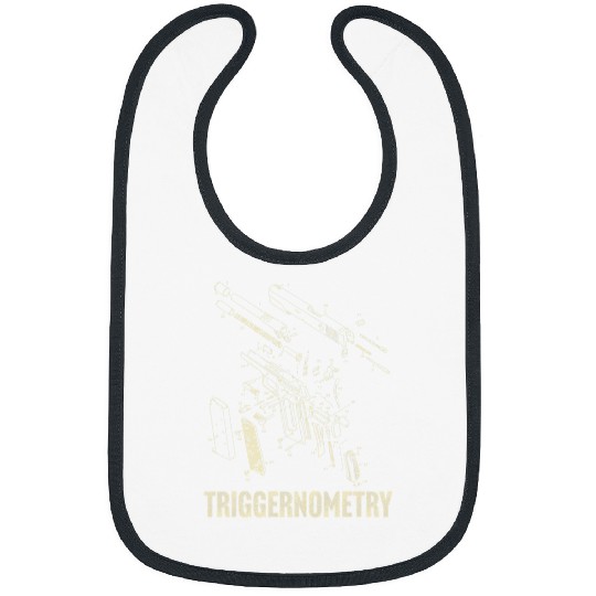 Triggernometry 2A 2nd Second Amendment Patriot guns Gift Bibs