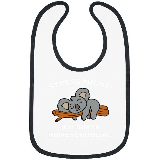 Homeschooling School Child Student Koala Bear Bibs