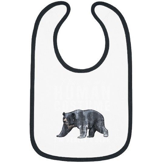 Funny Bear 347 forest Cute Bears Bibs