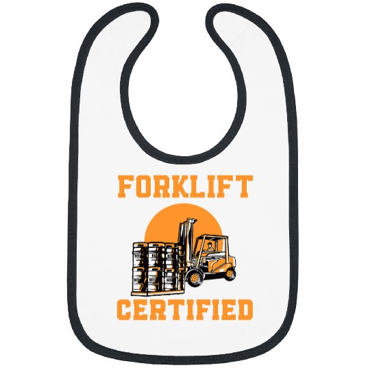 Funny Forklift Certified Apparel Forklift Operator Bibs