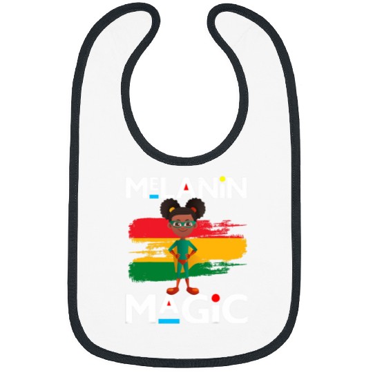 Black History Month Girl Melanin Toddler Girls Blackity Fun Bibs