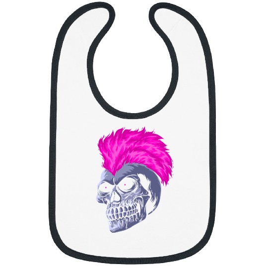 Skeletons Skulls Punk Skull Skeletons Face Reaper Death Halloween Monster 193 Skull Bibs