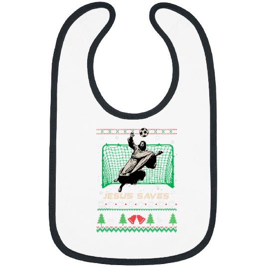 Christian Jesus Jesus Saves Ugly Christmas Sweater Jesus Keeper 31 Christ Bibs