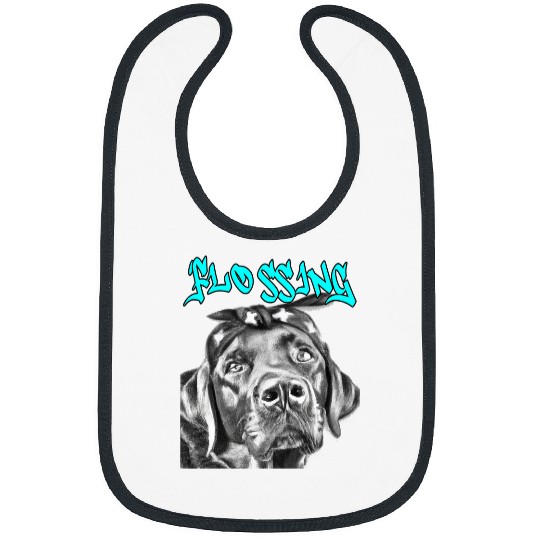 Labrador Lab Dog East coast rappers HIP HOP fashion Labrador Retriever Bibs
