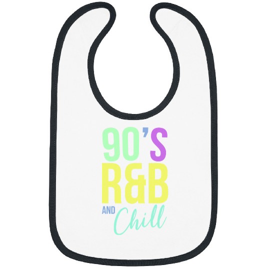 vintages Retro I Love 90s RB Chill RB Hip Hop Music Bibs