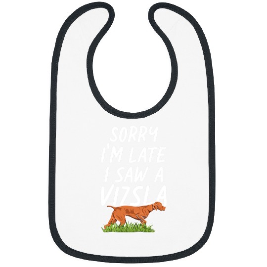 Dog Vizsla Breed Design for a Vizsla Owner Bibs