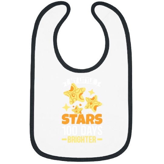 My Little Stars 100 Days Brighter Teacher Student Bibs
