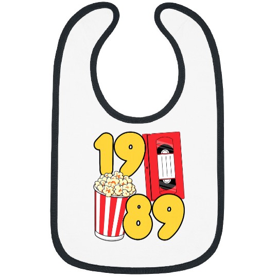 Grad Class 1989 Cinema Student 80s Movie Film School Reunion Bibs