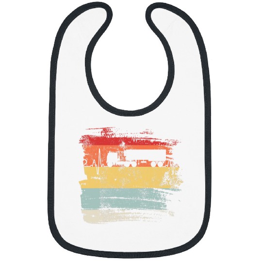 Diesel Trucker Funny Big Rig SemiTrailer Truck Driver 1 Bibs