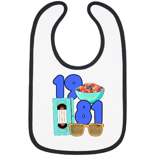 Grad Class 1981 Cinema Student 80s Movie Film School Reunion Bibs