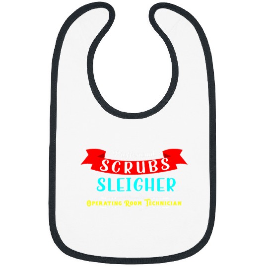Scrubs Sleigher Christmas Operating Room Technician Bibs