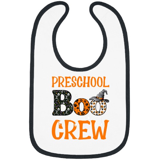 Halloween Preschool Boo Crew PreK Preschool Teacher Student Bibs
