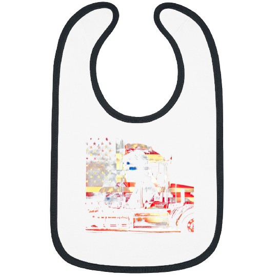 Funny trucker American Big Rigs Diesel Truck Driver 34 Bibs