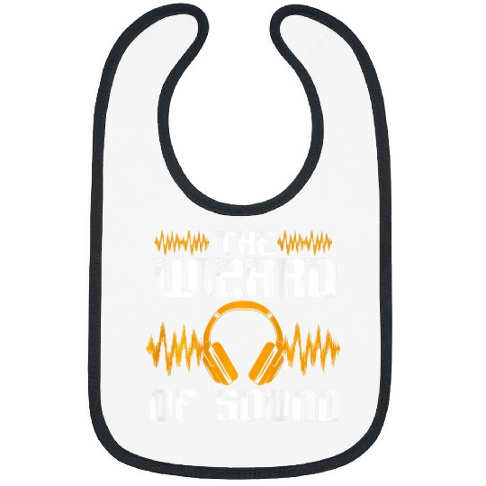 The Wizard Of Sound Backprint Sound Engineer Bibs