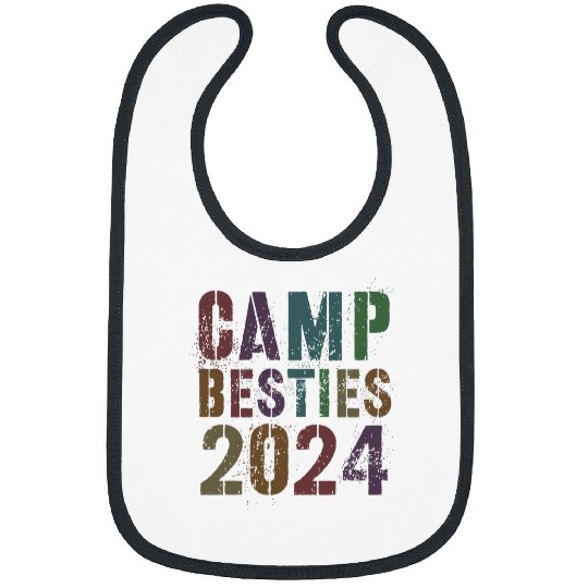 vintages CAMP BESTIES 2024 Mama CampGroup nurses Tribe Bibs