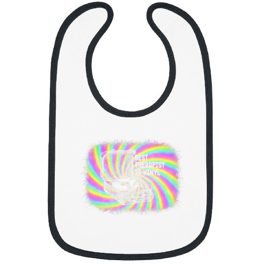Therapist Is Vinyl Cool Vinyl Record Player Bibs