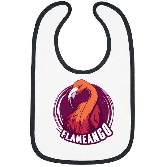 Pink Flamingo Angry Flamingo Gift Flamingos Animals Flamingos Bibs
