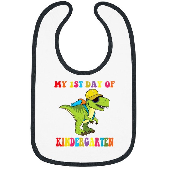 My 1st Day of Kindergarten Teacher Student Back to School Bibs