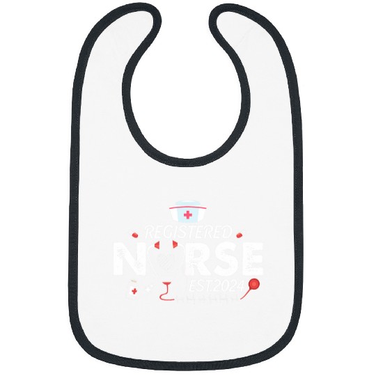 Registered nurses Est 2024 Nursing Student Rn Graduation 1 Bibs