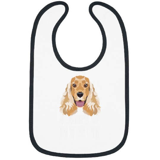 Dog Cocker Spaniel My bests Buddy English Cocker Spaniel Bibs