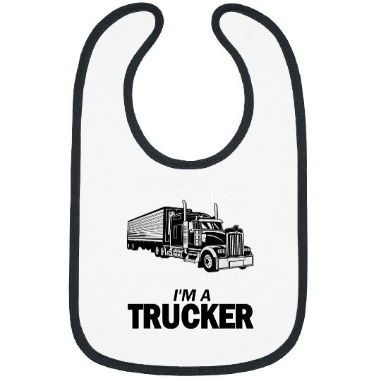 18 Wheeler Big Rigs Semi Trailer Truck Driver Mens Trucker Bibs