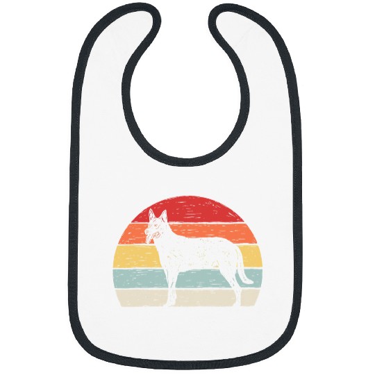 vintages Retro Carolina Dog Breed Yellow Dog Yaller Dog Bibs