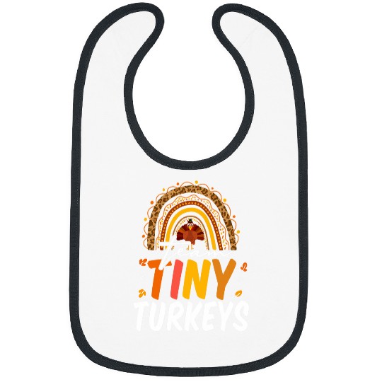 Funny NICU nurses Team Tiny Turkeys Bibs