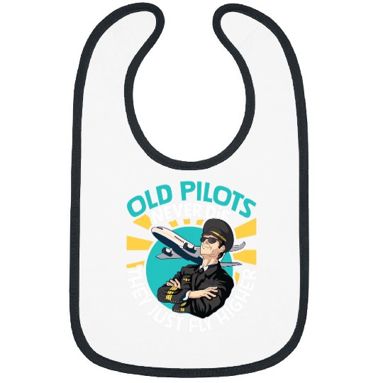 Future Pilot Aviation Airplane Airline Aviator Lifestyle 1 Bibs