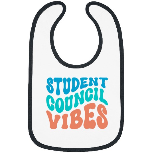 Groovy Student Council Vibes School Student Council Vibe Bibs