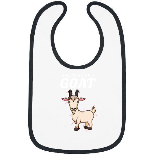 Goats Lover Anatomy of a goat Bibs