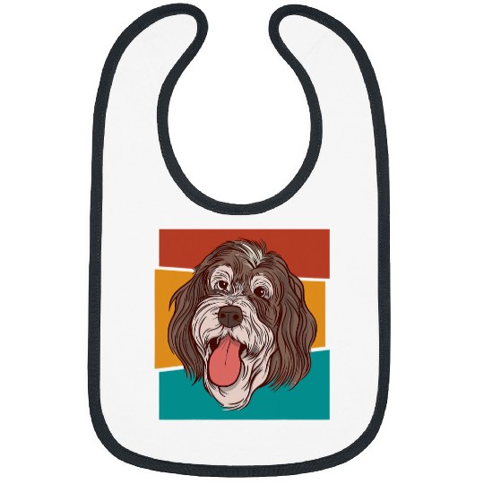 vintages Dog Bernedoodle Bibs