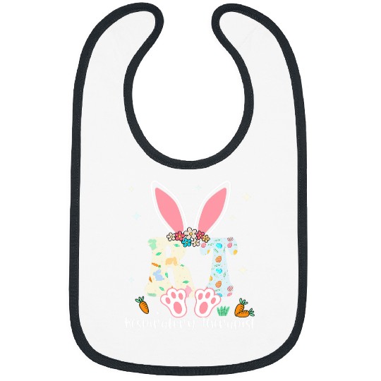 Respiratory Therapist Easter Day Bunny RT nurses Bibs