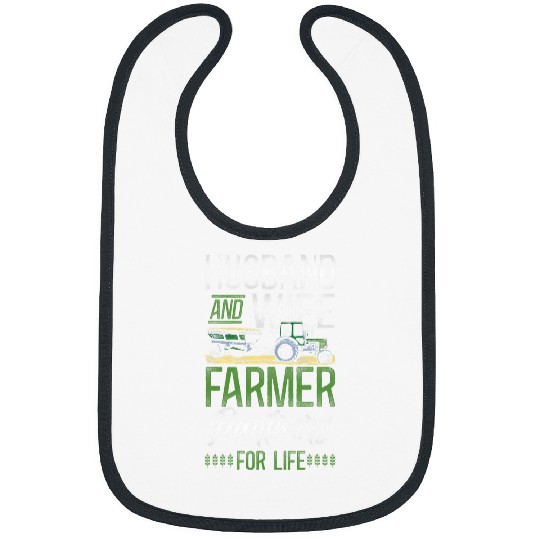 Tractor driving Farming Farmer Husband Wife Marriage Tractor vintages Husband Bibs