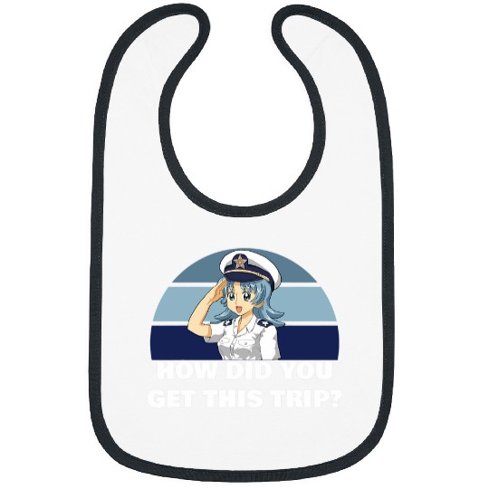 Funny Flight Attendant Gift Pilot How Did You Get This Trip Bibs