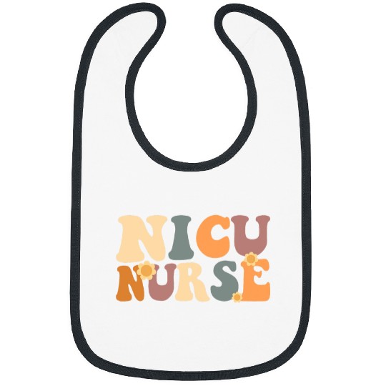 NICU nurses ICU Retro Nursing Neonatal Intensive Care Unit Bibs