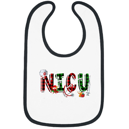 Nicu Christmas Crew Costume Red Colour nurses Tools Proud Job Bibs