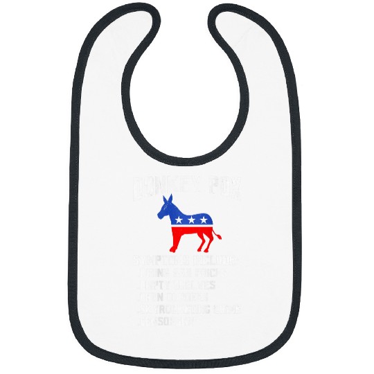 Donkey Pox Conservative Republican antis Biden Donkeypox 21 Bibs