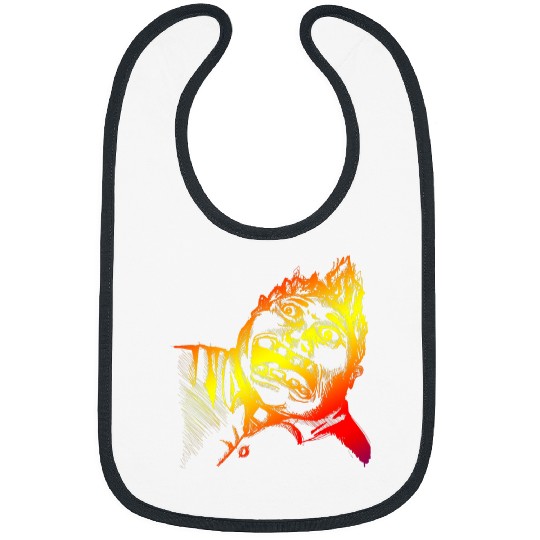 Priest Hell Demon Horror Gothic Bibs