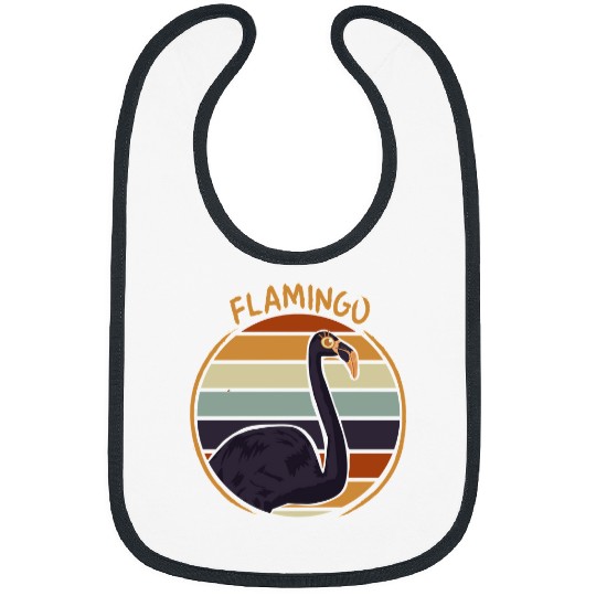 Pink Flamingo 70s 80s vintages Flamingo Retro Gift Flamingos Flamingos Bibs