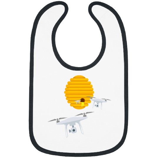 Swarm of Drones from a Bee Hive Bibs