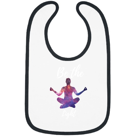Namaste Yoga Fitness Meditation Design Be The Light 418 Meditation Bibs